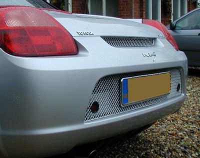 Chrome rear grilles